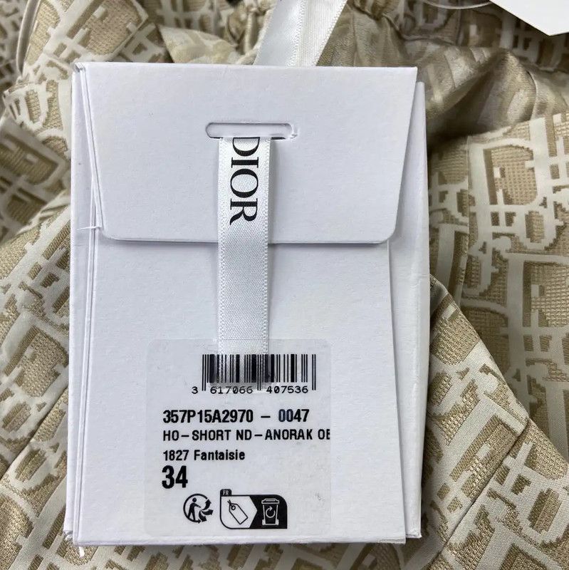 Dior Dior Beige Polyester Women's Shorts 0089 Size 23" - 9 Thumbnail
