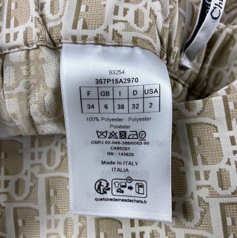 Dior Dior Beige Polyester Women's Shorts 0089 Size 23" - 6 Thumbnail