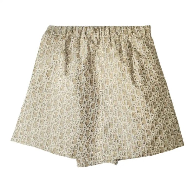 Dior Dior Women's Gold Polyester Midi Skirt 0089 Size 23" - 2 Thumbnail