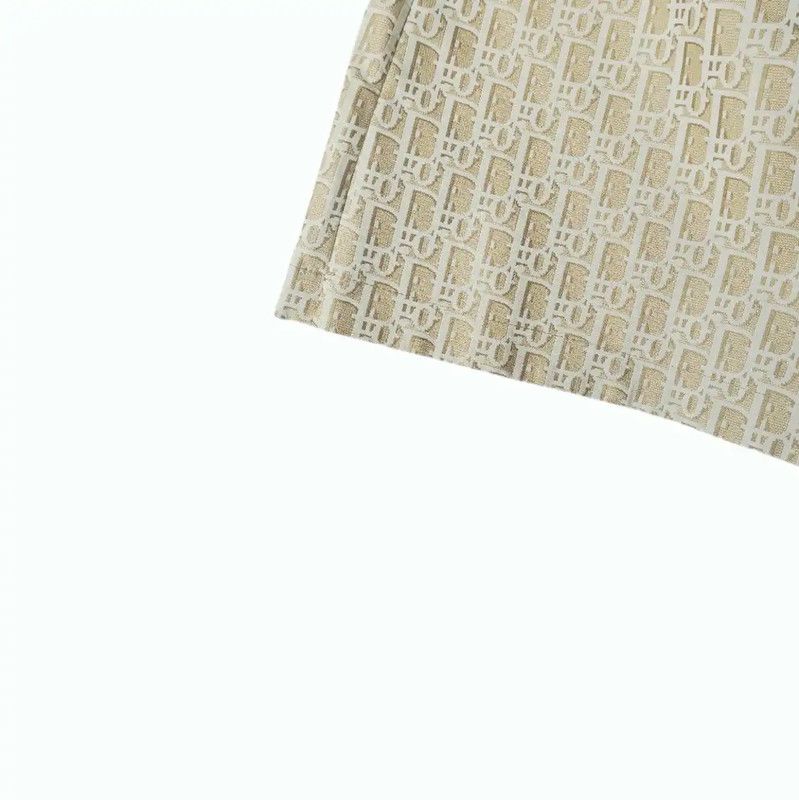 Dior Dior Women's Gold Polyester Midi Skirt 0089 Size 23" - 4 Thumbnail