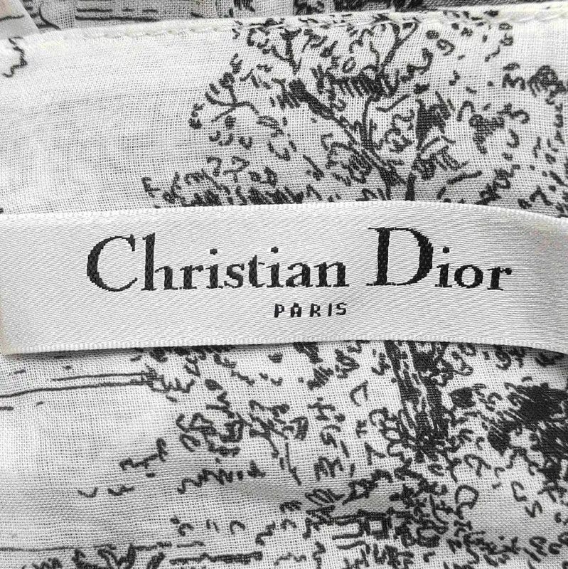 Dior Dior Color-Blocked Silk Midi Skirt 0089 Size 22" - 5 Thumbnail