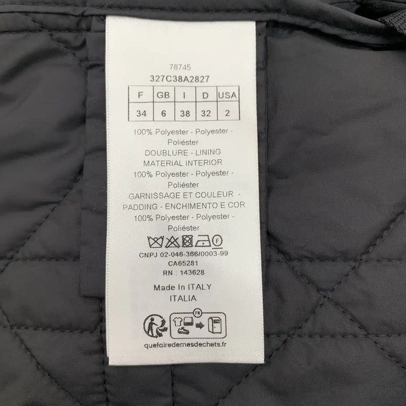 Dior Dior Black Women's Jacket 0089 Size XXS / US 00 / IT 34 - 8 Thumbnail