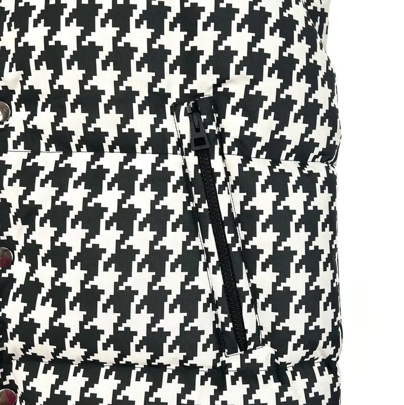 Dior Dior Black Nylon Houndstooth Short Down Jacket 0089 Size XS / US 0-2 / IT 36-38 - 5 Thumbnail