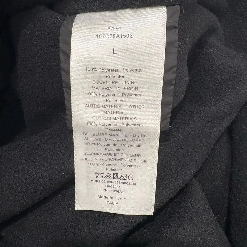 Dior Dior Black Embroidered Winter Long Sleeve Sweatshirt 0089 Size L / US 10 / IT 46 - 6 Thumbnail