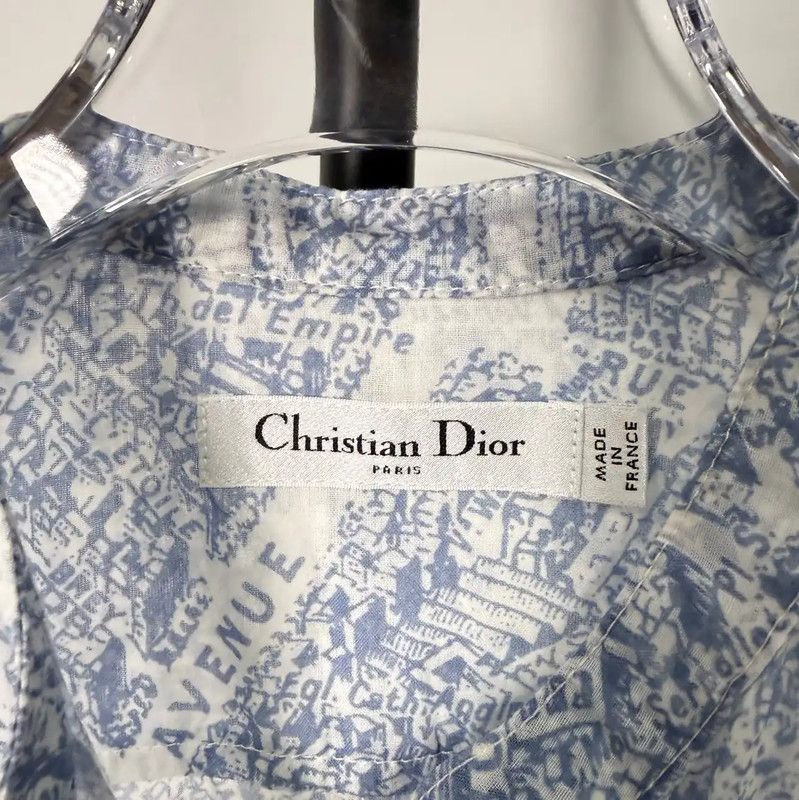 Dior Dior Color-Block Cotton Dress for Women 0089 Size M / US 6-8 / IT 42-44 - 7 Thumbnail