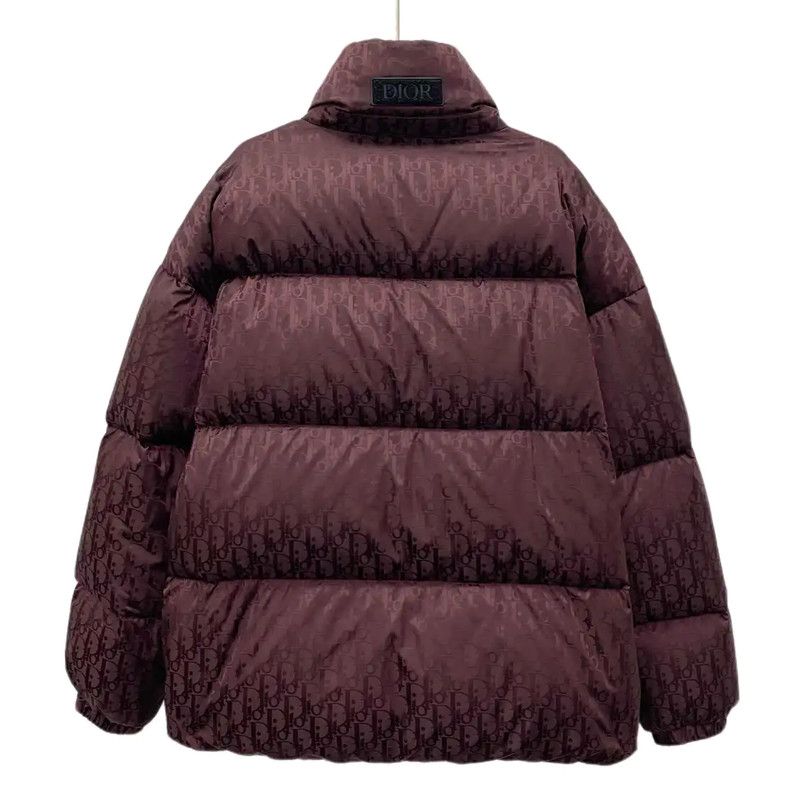 Dior Dior Burgundy Nylon Puffer Jacket in XL Size 0089 Size XL / US 12-14 / IT 48-50 - 2 Thumbnail