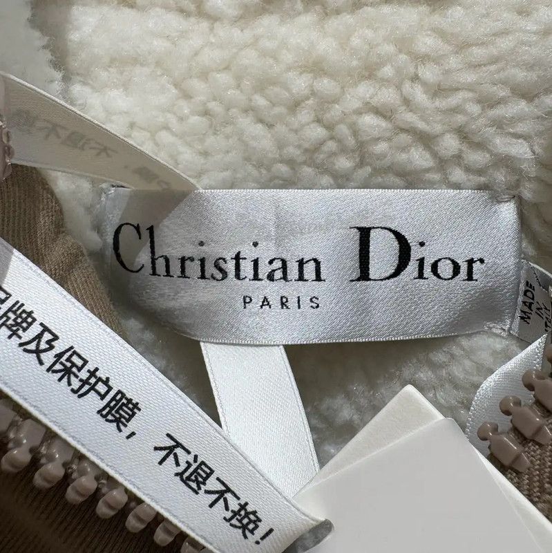Dior Dior Beige Cotton Mid-Length Women's Jacket 0089 Size S / US 4 / IT 40 - 7 Thumbnail