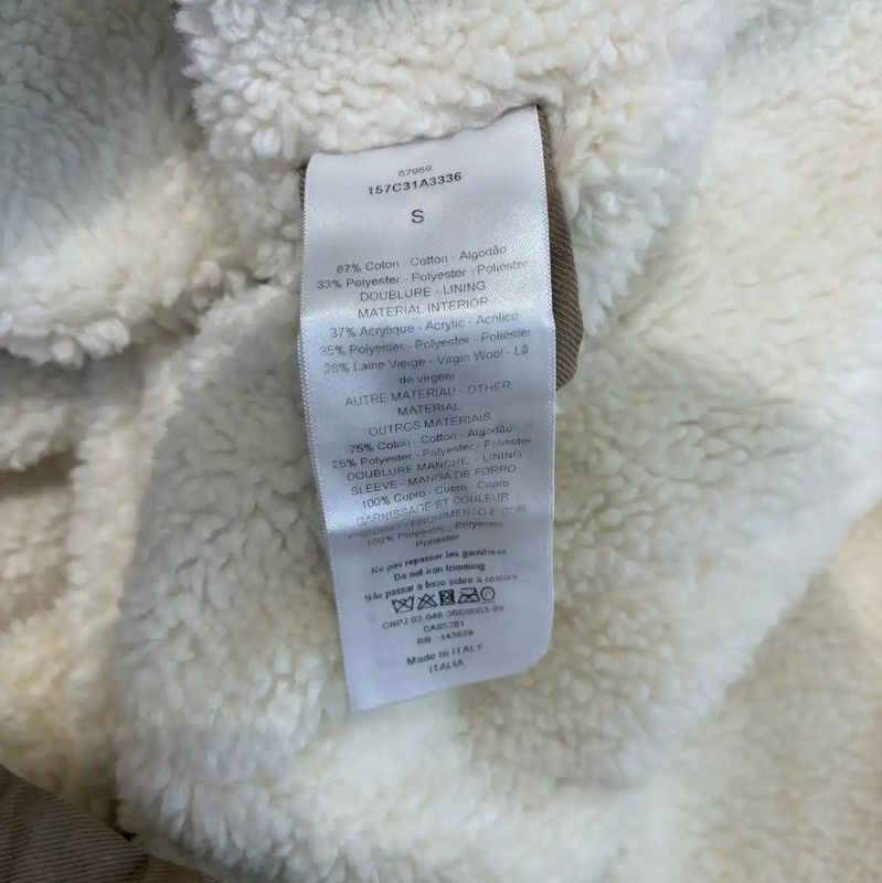 Dior Dior Beige Cotton Mid-Length Women's Jacket 0089 Size S / US 4 / IT 40 - 8 Thumbnail