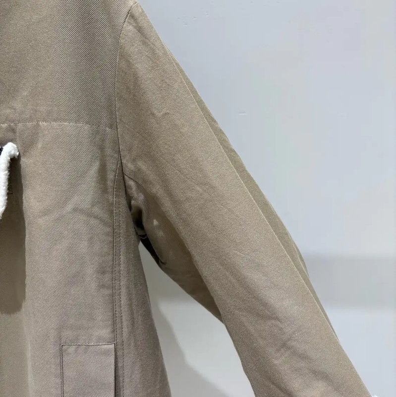 Dior Dior Beige Cotton Mid-Length Women's Jacket 0089 Size S / US 4 / IT 40 - 4 Thumbnail