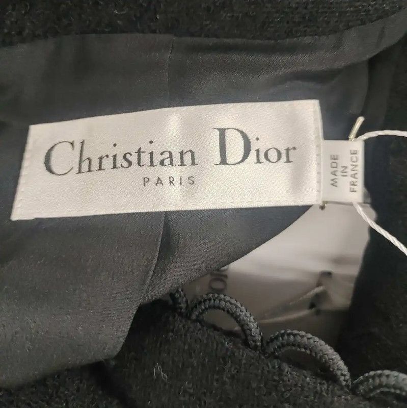 Dior Dior Black Wool Women's Cardigan 0089 Size M / US 6-8 / IT 42-44 - 3 Thumbnail
