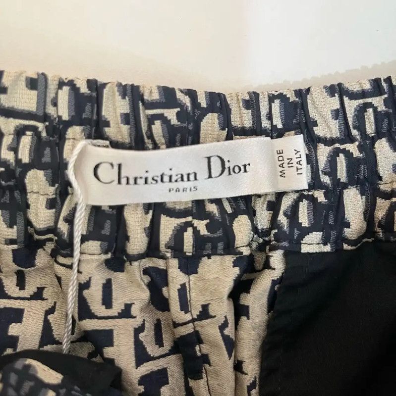 Dior Dior Grey Polyester Casual Pants 0089 Size 22" - 3 Thumbnail