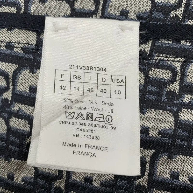 Dior Dior Navy Silk Women's Jacket 0089 Size M / US 6-8 / IT 42-44 - 7 Thumbnail