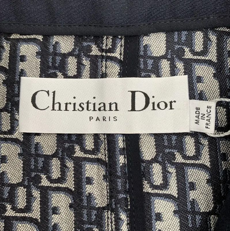 Dior Dior Navy Silk Women's Jacket 0089 Size M / US 6-8 / IT 42-44 - 6 Thumbnail