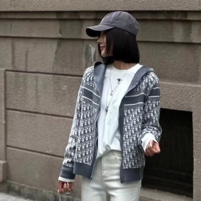 Dior Dior Gray Women's Jacket in Size XS 0089 Size XS / US 0-2 / IT 36-38 - 4 Thumbnail