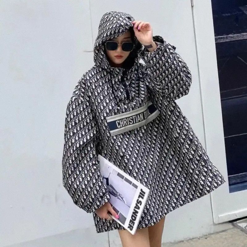 Dior Dior White Oversized Hoodie for Women 0089 Size XS / US 0-2 / IT 36-38 - 6 Thumbnail