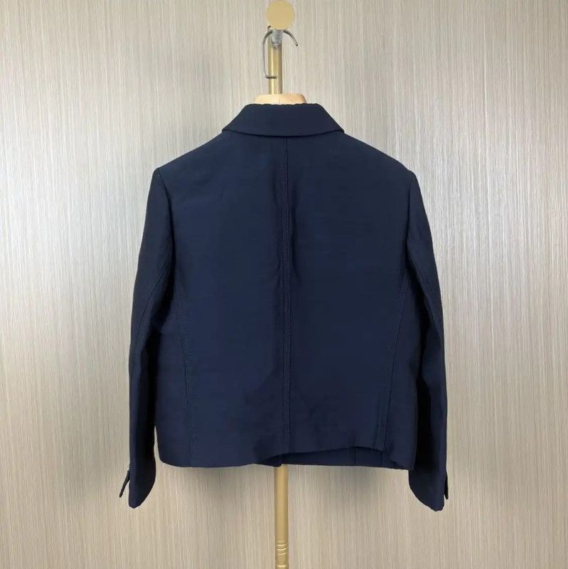 Dior Dior Women's Navy Cotton Jacket Size M 0089 Size M / US 6-8 / IT 42-44 - 2 Thumbnail