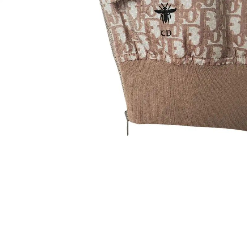 Dior Dior Pink Polyester Women's Jacket 0089 Size M / US 6-8 / IT 42-44 - 4 Thumbnail