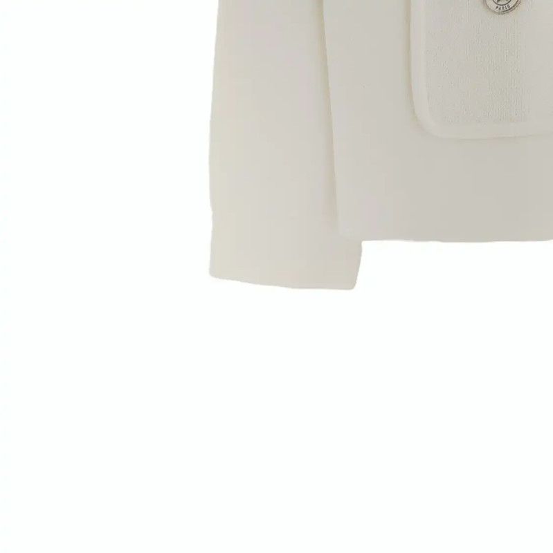 Dior Dior Feminine White Polyester Jacket 0089 Size M / US 6-8 / IT 42-44 - 4 Thumbnail