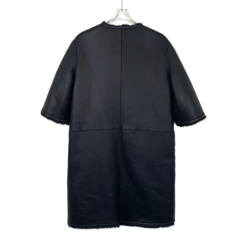 Dior Dior Black Wool Women's Coat Size S 0089 Size S / US 4 / IT 40 - 2 Thumbnail