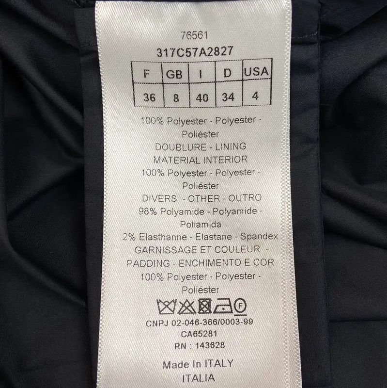 Dior Dior Quilted Black Women's Coat 0089 Size L / US 10 / IT 46 - 5 Thumbnail