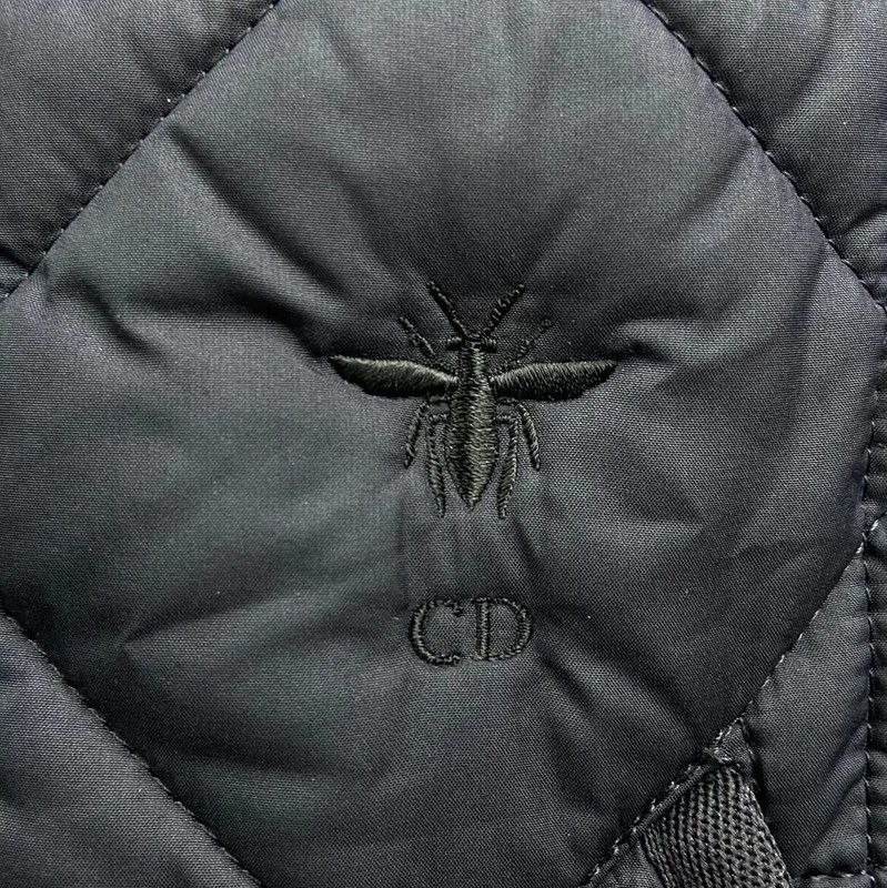 Dior Dior Quilted Black Women's Coat 0089 Size L / US 10 / IT 46 - 3 Thumbnail