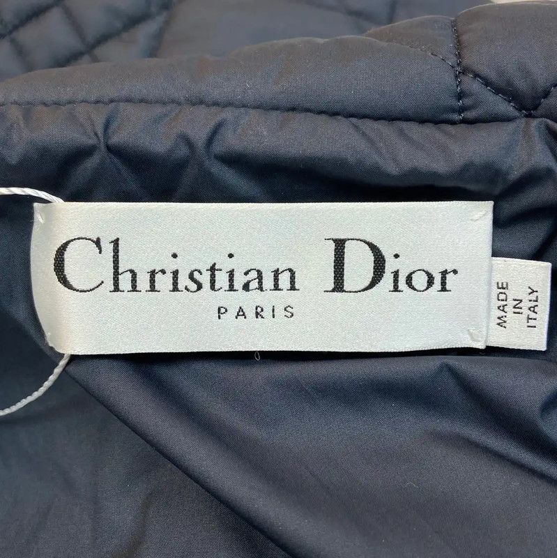 Dior Dior Quilted Black Women's Coat 0089 Size L / US 10 / IT 46 - 4 Thumbnail