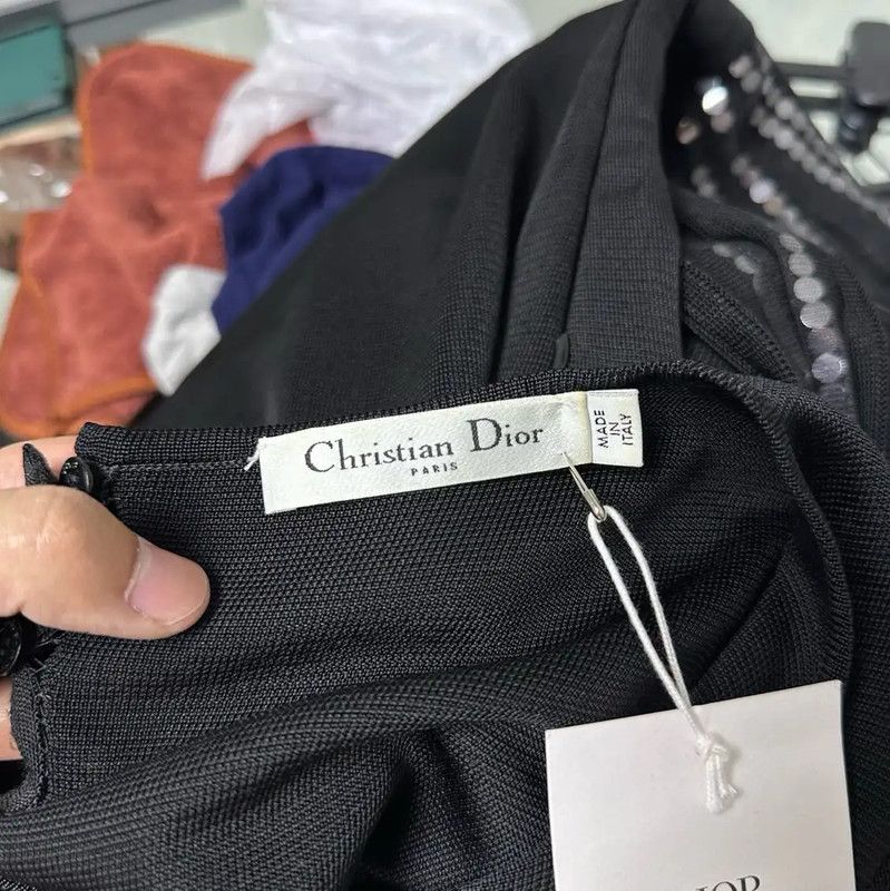 Dior Dior Black Short Sleeve Dress for Women 0089 Size S / US 4 / IT 40 - 5 Thumbnail
