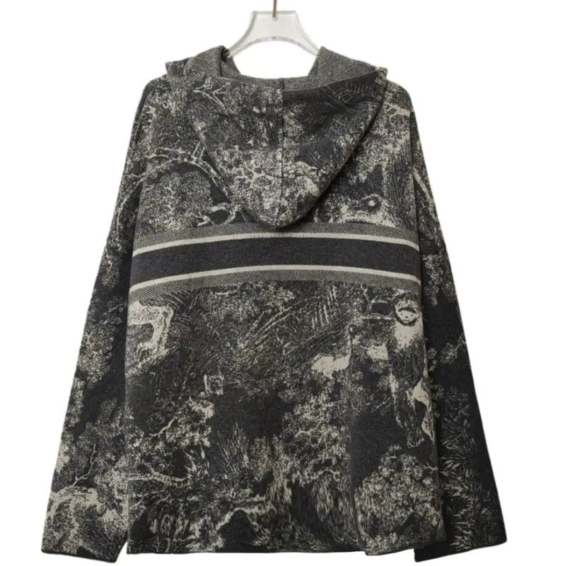 Dior Dior Black Cashmere Women's Hoodie 0089 Size M / US 6-8 / IT 42-44 - 2 Thumbnail