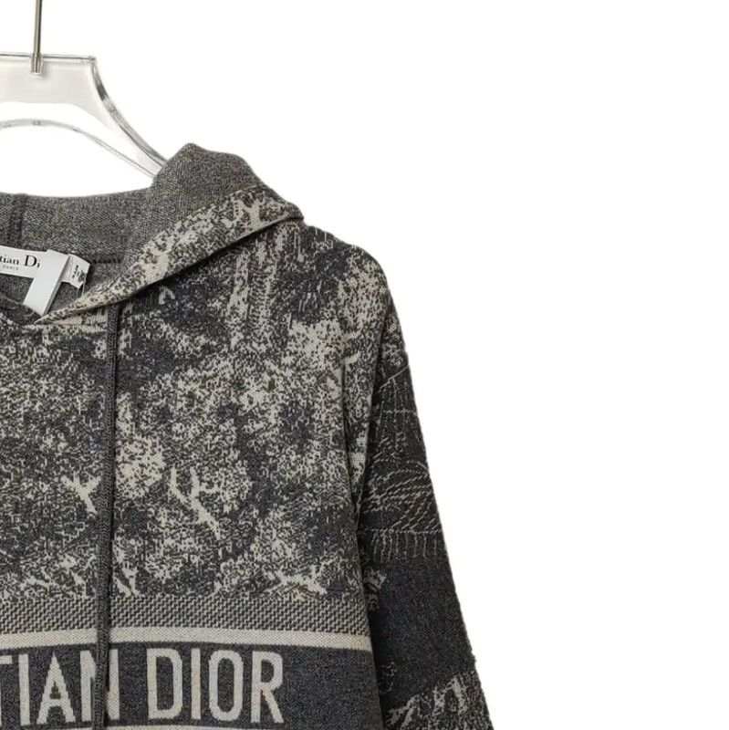 Dior Dior Black Cashmere Women's Hoodie 0089 Size M / US 6-8 / IT 42-44 - 3 Thumbnail