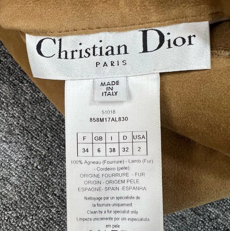 Dior Dior Multicolor Wool Mid-Length Coat for Women 0089 Size M / US 6-8 / IT 42-44 - 8 Thumbnail