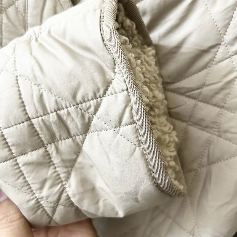 Dior Dior Women's Beige Wool Coat 0089 Size XS / US 0-2 / IT 36-38 - 3 Thumbnail