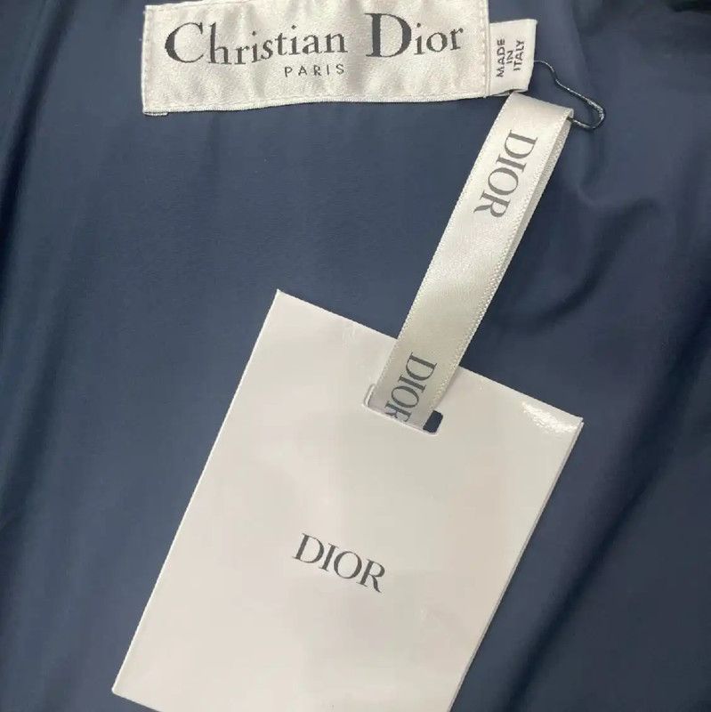 Dior Dior Women's White Puffer Jacket with Stripes 0089 Size XS / US 0-2 / IT 36-38 - 3 Thumbnail
