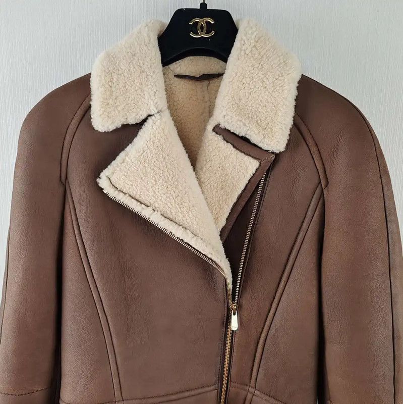 Dior Dior Brown Shearling Women's Jacket 0089 Size M / US 6-8 / IT 42-44 - 3 Thumbnail