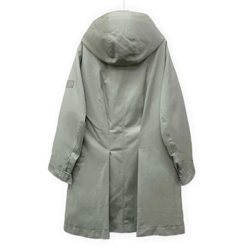 Dior Dior Women's Gray Nylon Coat - Size L 0089 Size L / US 10 / IT 46 - 2 Thumbnail