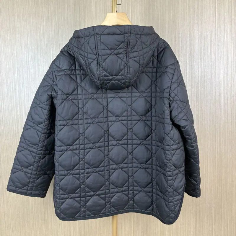 Dior Dior Women's Quilted Black Polyester Jacket 0089 Size M / US 6-8 / IT 42-44 - 2 Thumbnail