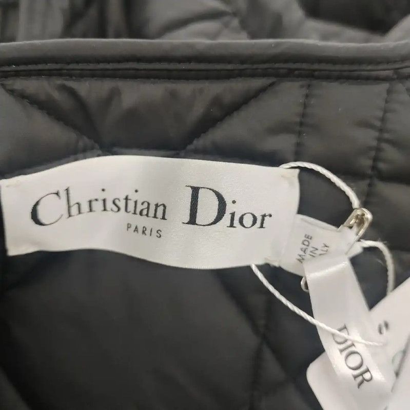 Dior Dior Women's Quilted Black Polyester Jacket 0089 Size M / US 6-8 / IT 42-44 - 3 Thumbnail