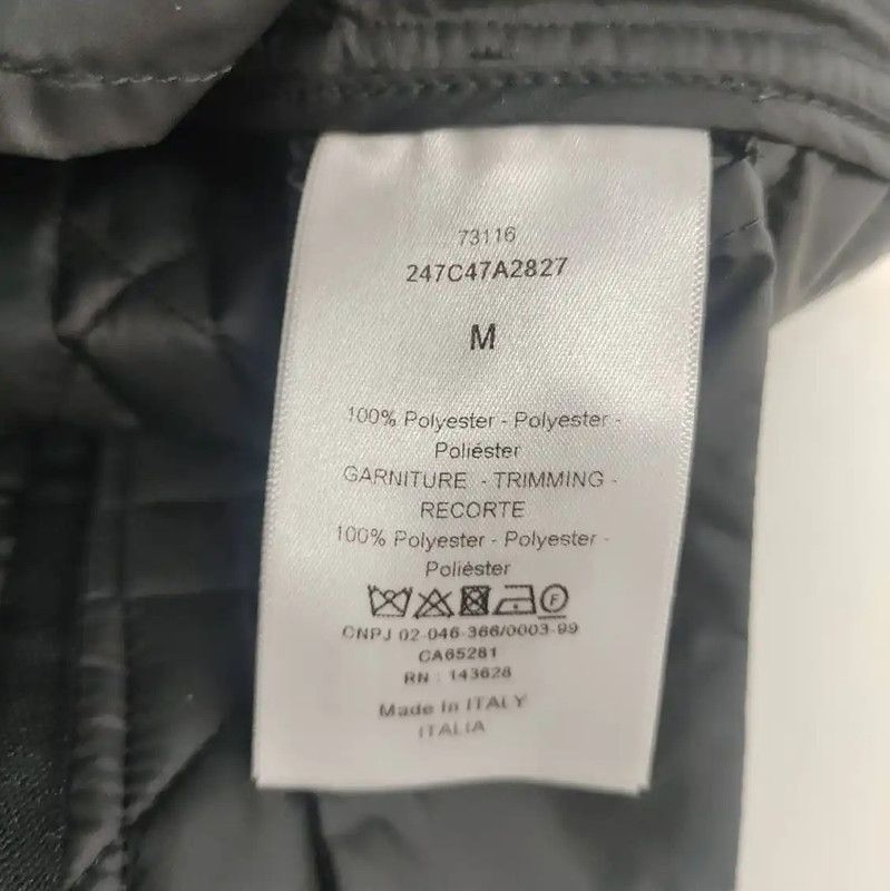Dior Dior Women's Quilted Black Polyester Jacket 0089 Size M / US 6-8 / IT 42-44 - 4 Thumbnail