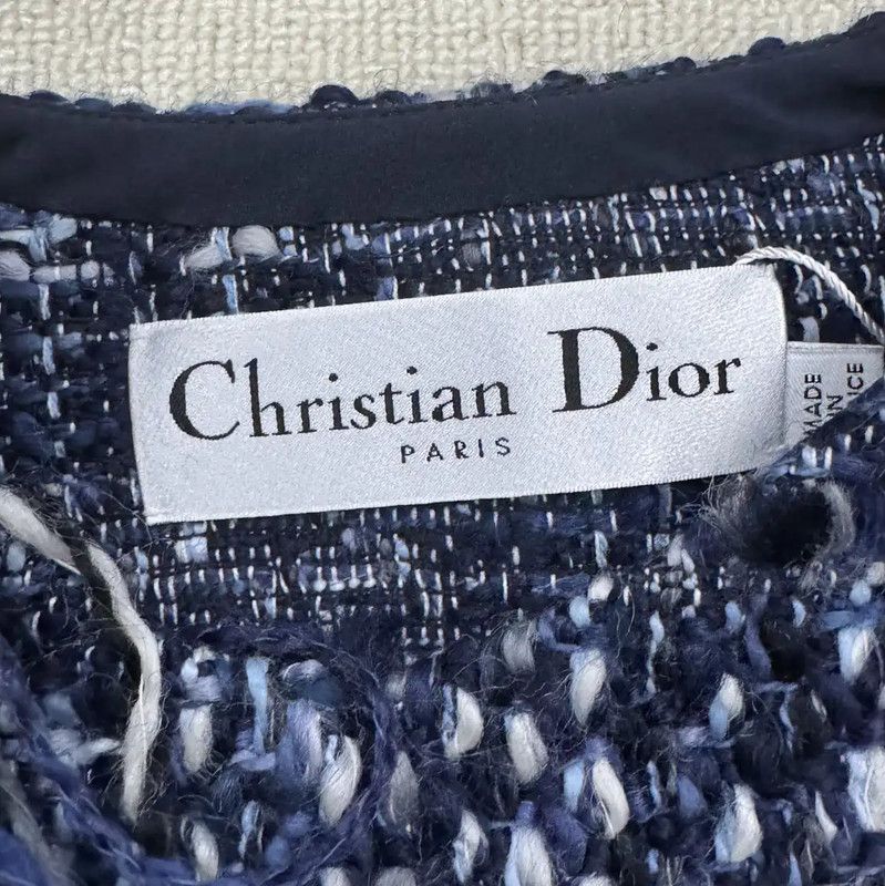 Dior Dior Color-Blocked Wool Knit Sweater for Women 0089 Size M / US 6-8 / IT 42-44 - 3 Thumbnail