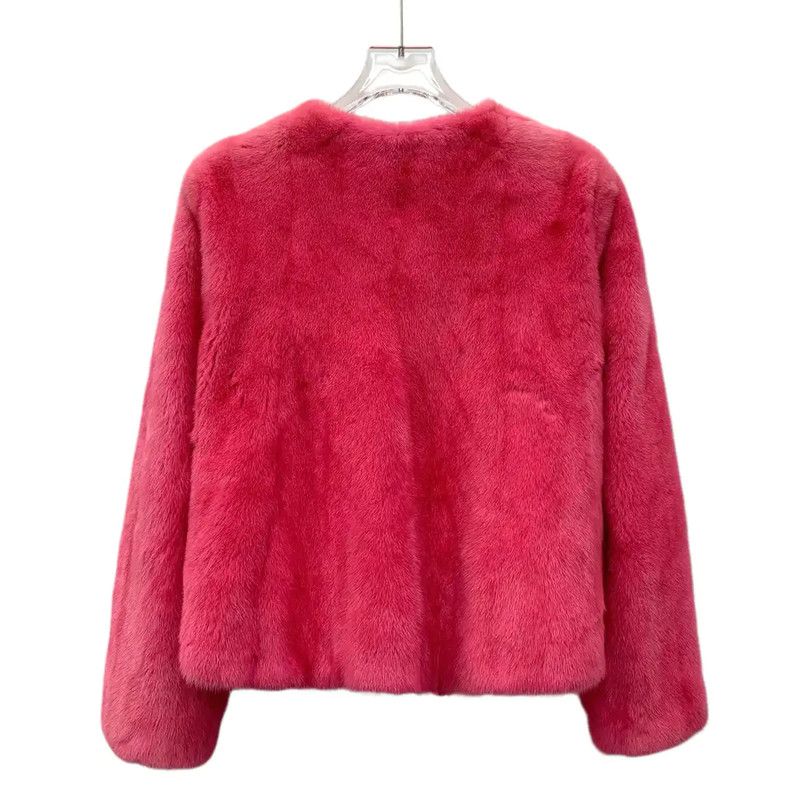 Dior Dior Pink Mink Fur Women's Jacket 0089 Size S / US 4 / IT 40 - 2 Thumbnail