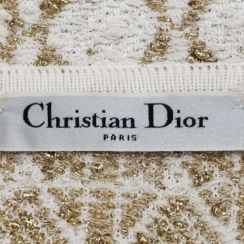 Dior Dior M Size Gold Cotton Blend Jacket 0089 Size M / US 6-8 / IT 42-44 - 5 Thumbnail