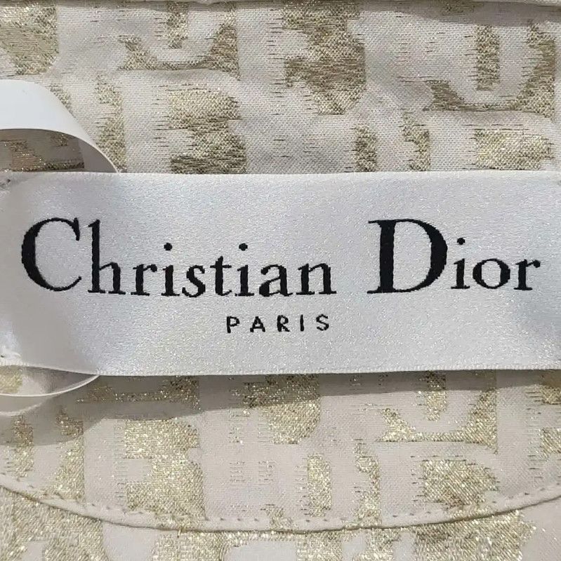 Dior Dior Gold Polyester Women's Jacket 0089 Size XS / US 0-2 / IT 36-38 - 5 Thumbnail