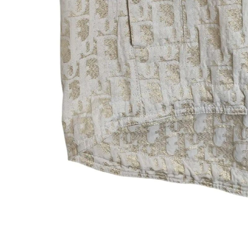 Dior Dior Gold Polyester Women's Jacket 0089 Size XS / US 0-2 / IT 36-38 - 4 Thumbnail