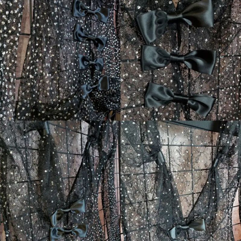 Dior Dior Women's Black Sheer Cardigan with Bows 0089 Size M / US 6-8 / IT 42-44 - 9 Thumbnail
