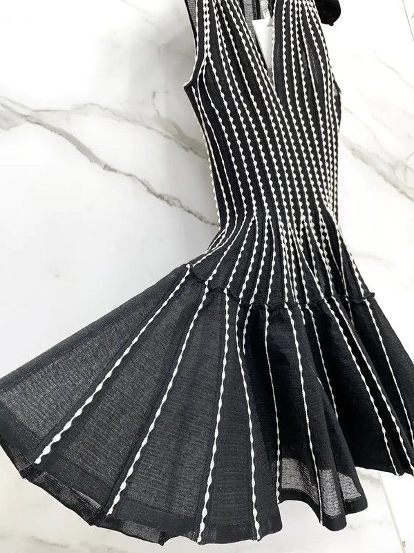 Dior Dior Black Silk Blend Dress 0089 Size M / US 6-8 / IT 42-44 - 7 Thumbnail