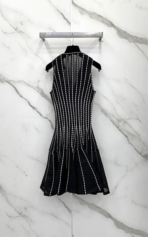 Dior Dior Black Silk Blend Dress 0089 Size M / US 6-8 / IT 42-44 - 2 Thumbnail