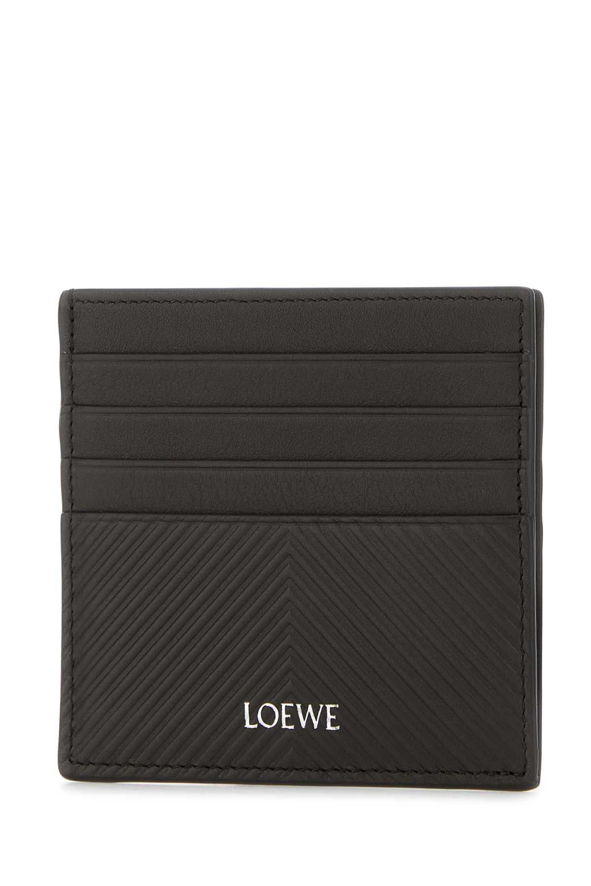 Loewe Graphite Leather Card Holder Size ONE SIZE - 2 Thumbnail