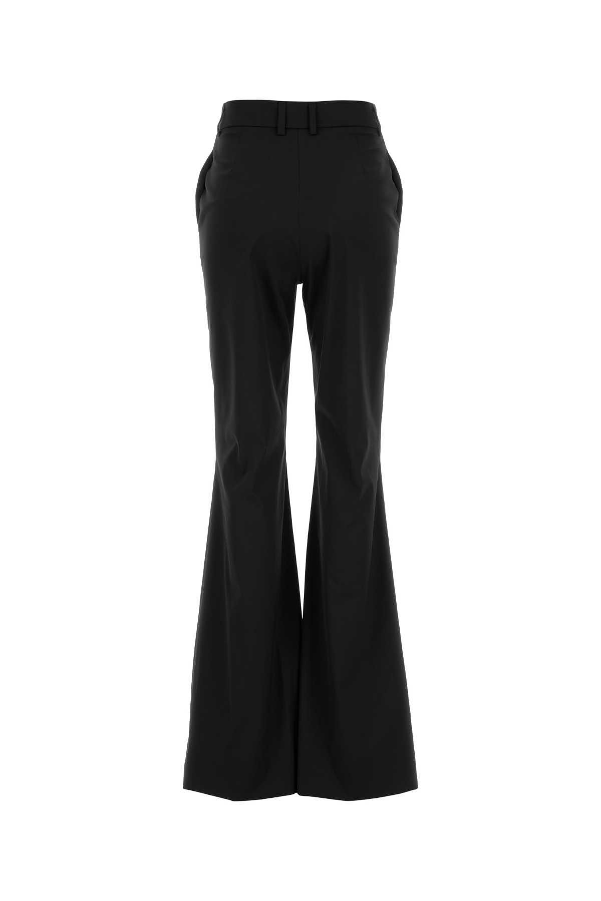 PT Torino Black Stretch Polyester Blend Pant Size 28" / US 6 / IT 42 - 2 Thumbnail