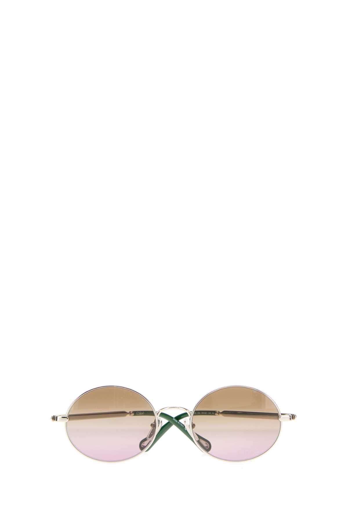 Chloe Silver Metal Sunglasses Size ONE SIZE - 2 Thumbnail