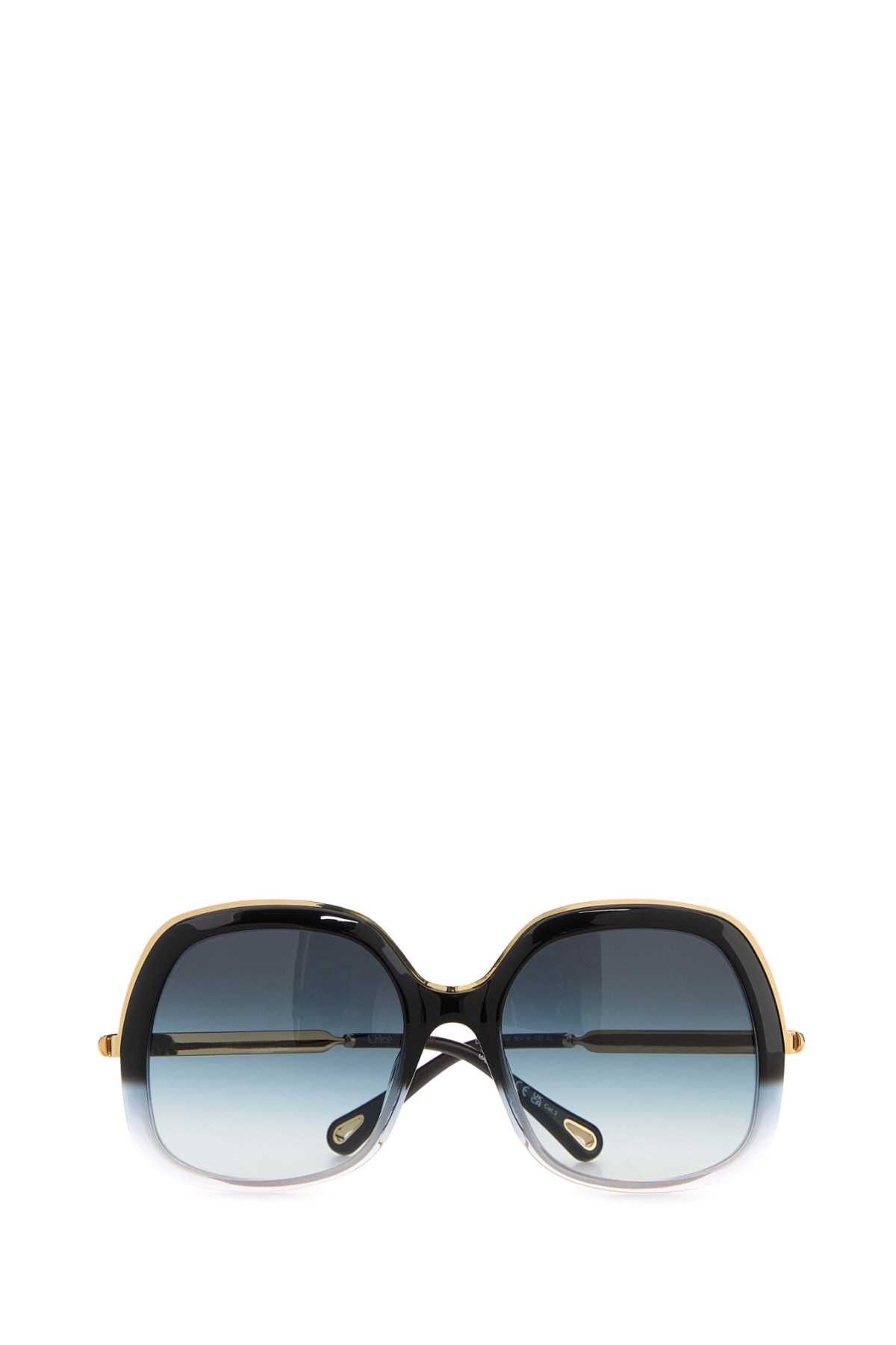 Chloe Black Acetate Sunglasses Size ONE SIZE - 2 Thumbnail