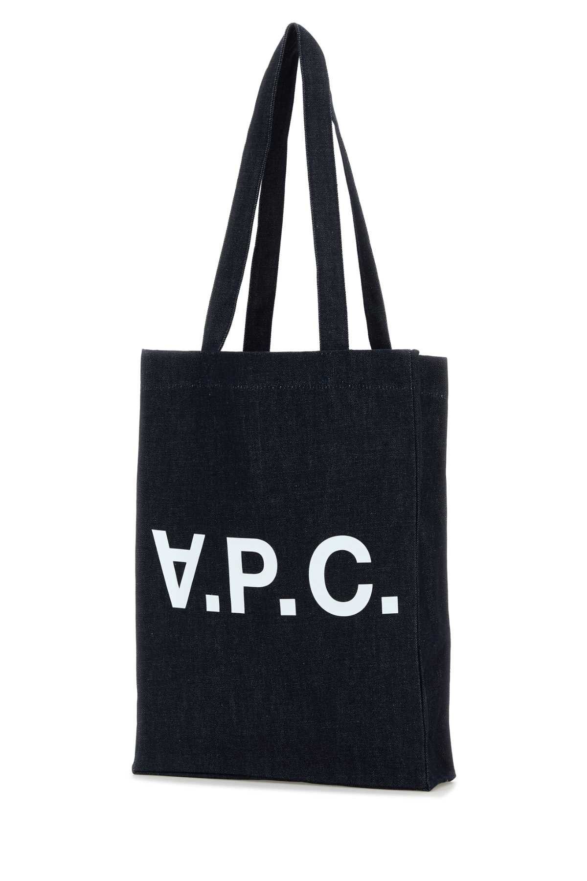 A.P.C. Denim Laure Shopping Bag Size ONE SIZE - 2 Thumbnail